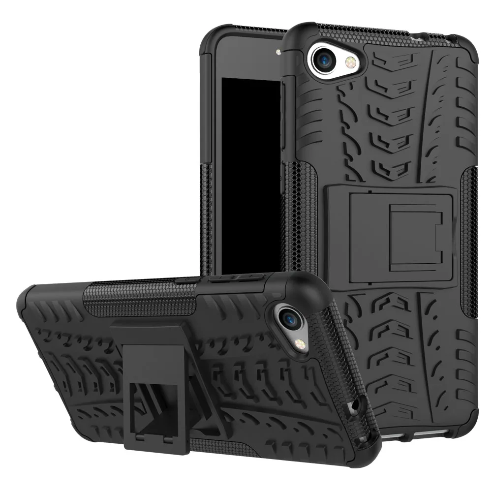 

For Alcatel A5 LED 5085 Case Shockproof Armor Case With Kickstand Dual Layer TPU&Hard PC Cover For Alcatel A5 LED 5085D 5085Y @