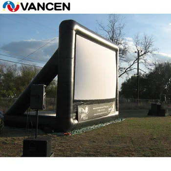 

Commercial Inflatable Movie Screen Waterproof Oxford Cloth Inflatable Flim Screen Outdoor Clear View Project Movie Screen
