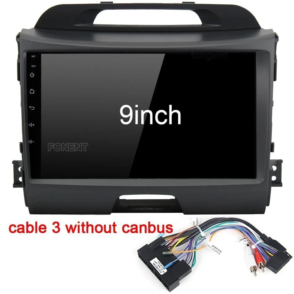 Top for Kia Sportage R 2011 2012 2013 2014 2015 2016 Car Android Head Unit Stereo Audio GPS Navi Radio Multimedia Player TPMS DAB+ 2