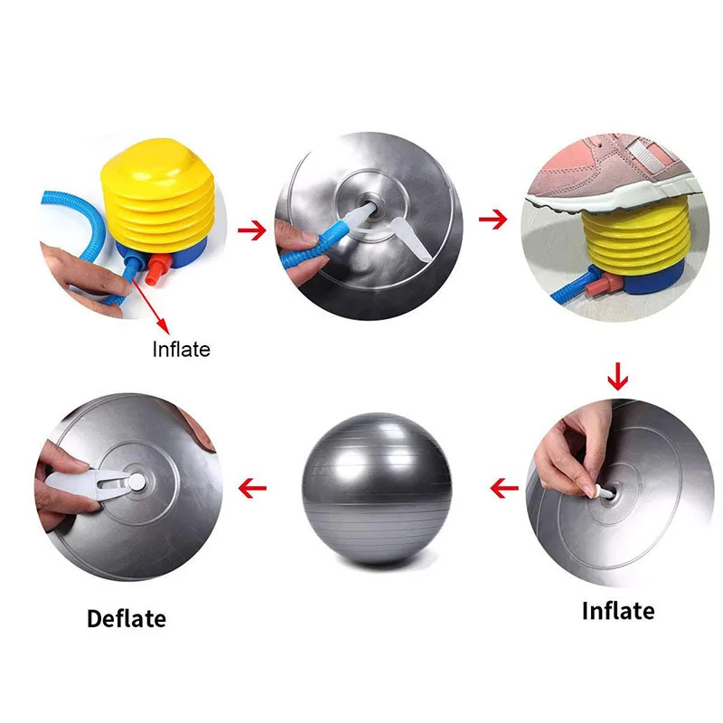 Fitness Yoga Balls 55cm 65cm Body Building Balance Sports Entertainment Exercise Ball Bola Pilates Workout Massage Gym Office Home (12)