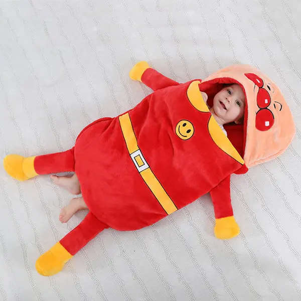 Осенне-зимний утолщенный спальный комплект для младенца, чтобы держать теплую форму животного ребенка - Цвет: 2