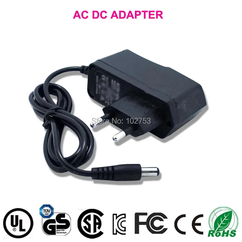 

Free shipping 6v power supply CE ROHS FCC certified AC 100-240V to DC power adapter 6v 1a 500ma wall charger 5525 5521 dc jack