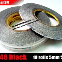 10 рулонов(5 мм* 50 м), 3 м 9448 ЕЖЕДНЕВНЫЙ РЕМОНТ широкий с использованием двойной клейкой черной ленты для телефона планшета экран стекло, пена логотип Бонд