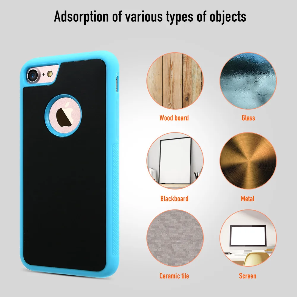 

Adsorbable Cover Suction Back For iPhone X XS MAX XR Anti-Gravity Phone Cases Luxury Shell Funda For Apple iPhone XR XS MAX 10