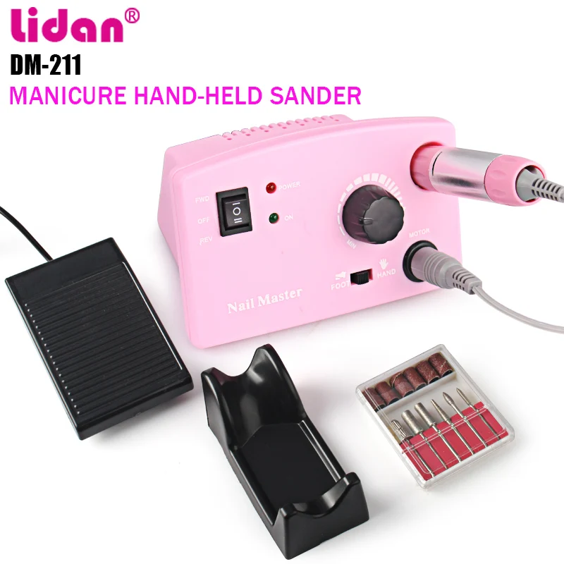 LIDAN DM 211 Mini Electric Nail Polishing Machine Pen 25000 Transfer