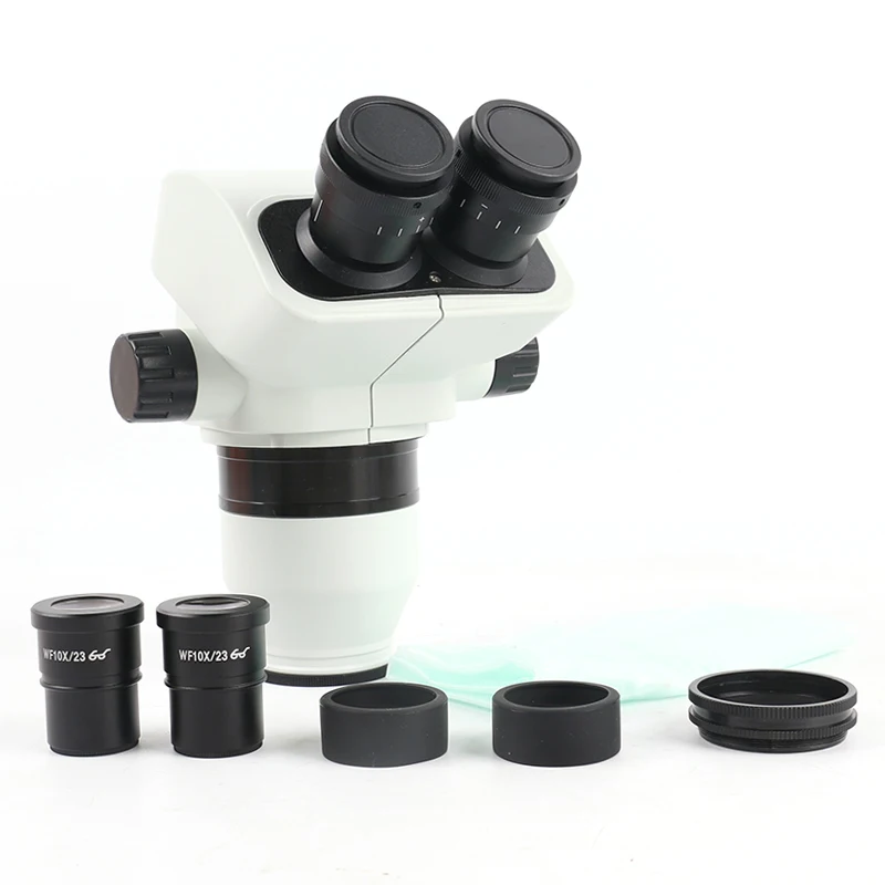 

ST7040 20X/40X Binocular Stereo Microscope Head 10X/23mm Large field of vision wide angle Eyepiece