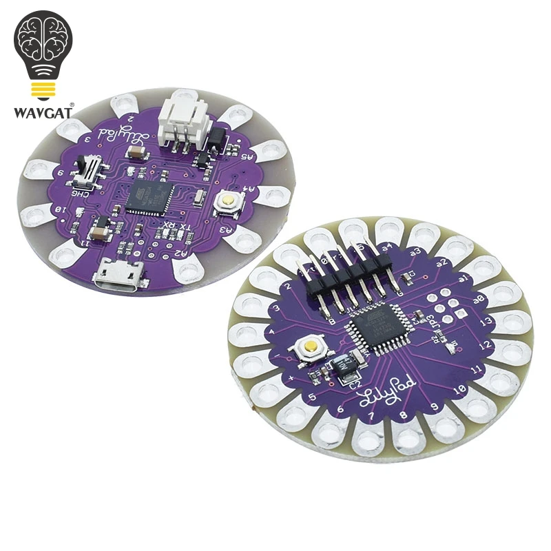 

ATmega32U4 ATMEGA328P LilyPad 328 For Arduino DIY Kit Micro USB ATtiny85 LilyTiny Main Board Buzzer WS2812 RGB CR2032 TEMT6000