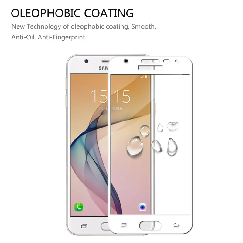 9H изогнутая полноразмерная пленка для Samsung Galaxy J7 Prime J7Prime G610 G610F полная защитная
