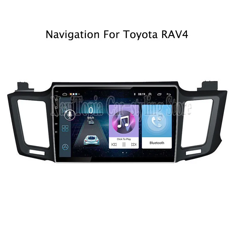 NaviTopia 10.1inch Radio Stereo for Toyota RAV4 2013 2014 2015 2016 2017 2018 Android 8.1 Car Multimedia GPS Navigation | Автомобили и
