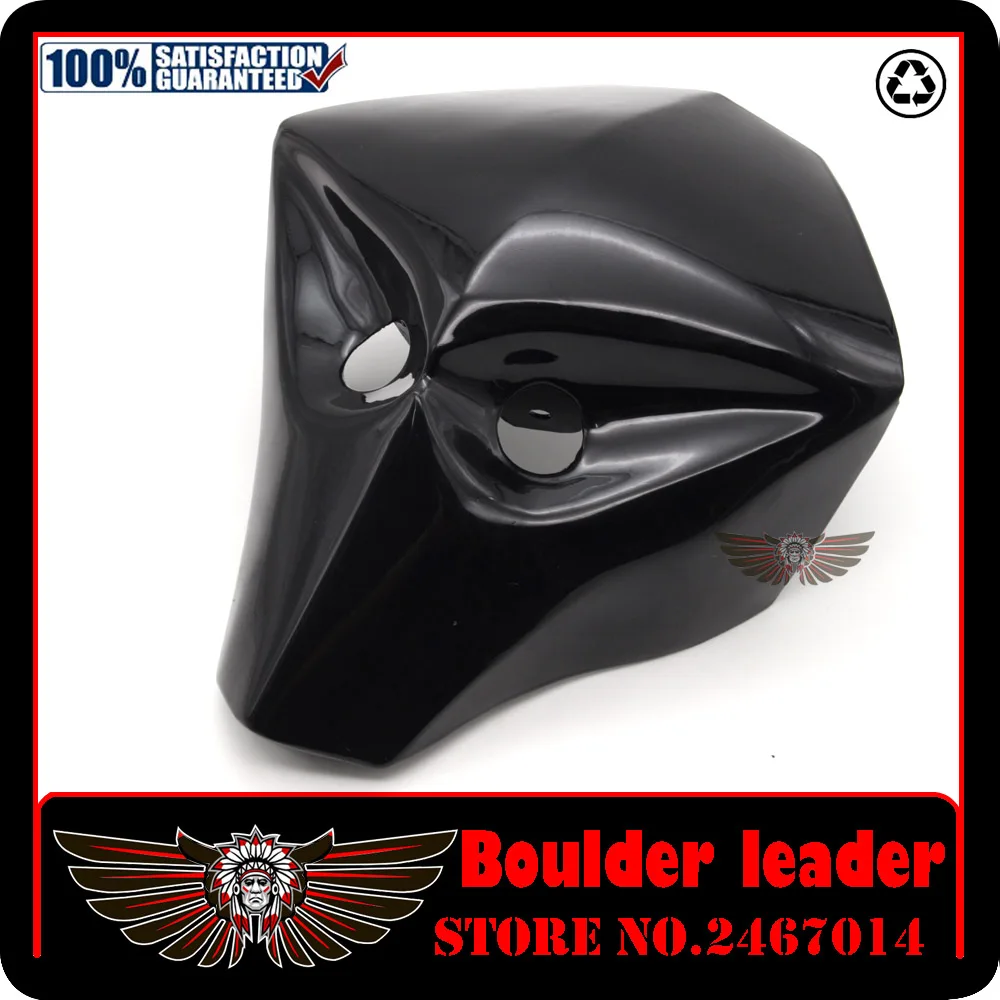 

Custom Street Fighter Mask Headlight Universal Light Fairing Motorcycle Dirt Bike Motocross Universal Headlight For Harley