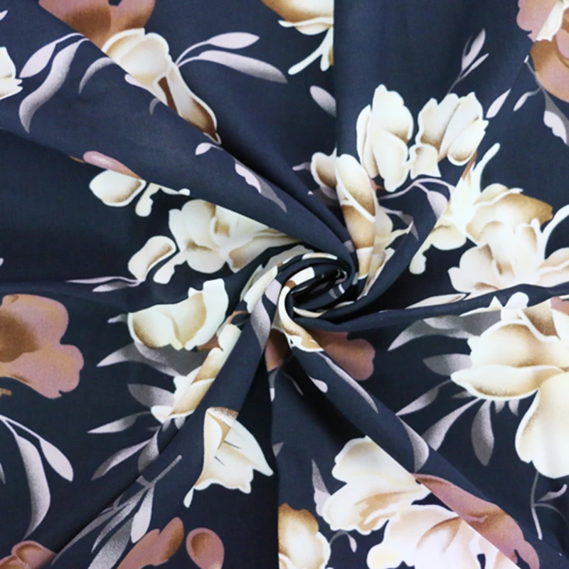 100*145 см Винтажные Цветы Ткань вискоза мягкий платье пижамы Материал