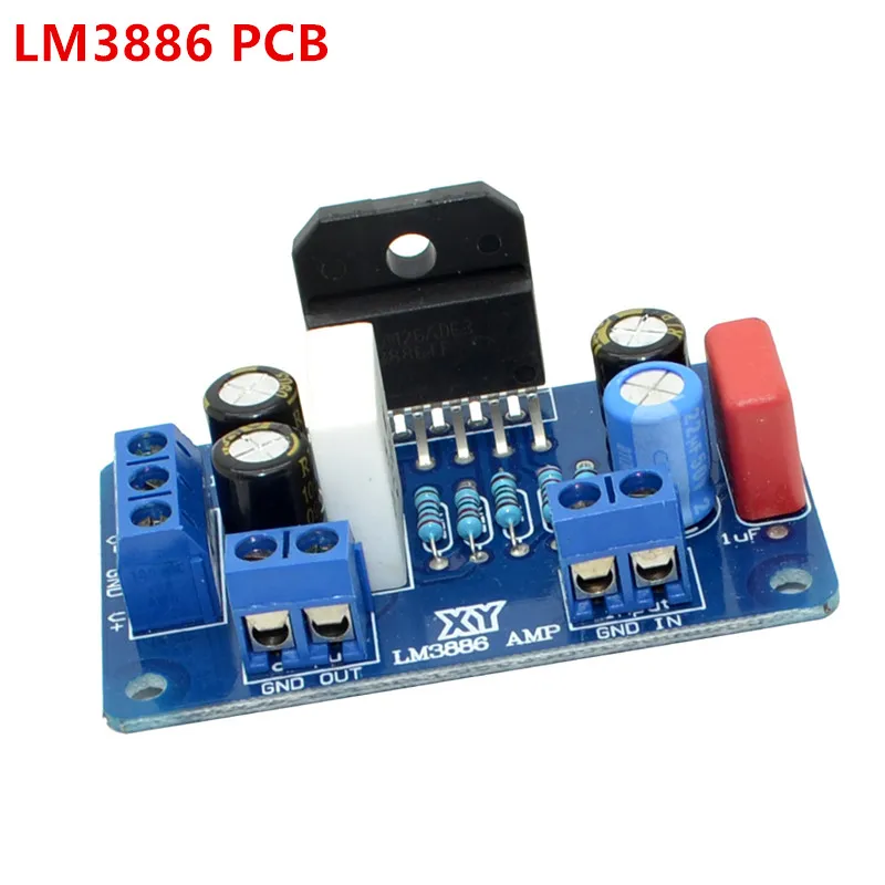 Аудио усилитель мощности LM3886 одноканальный PCB