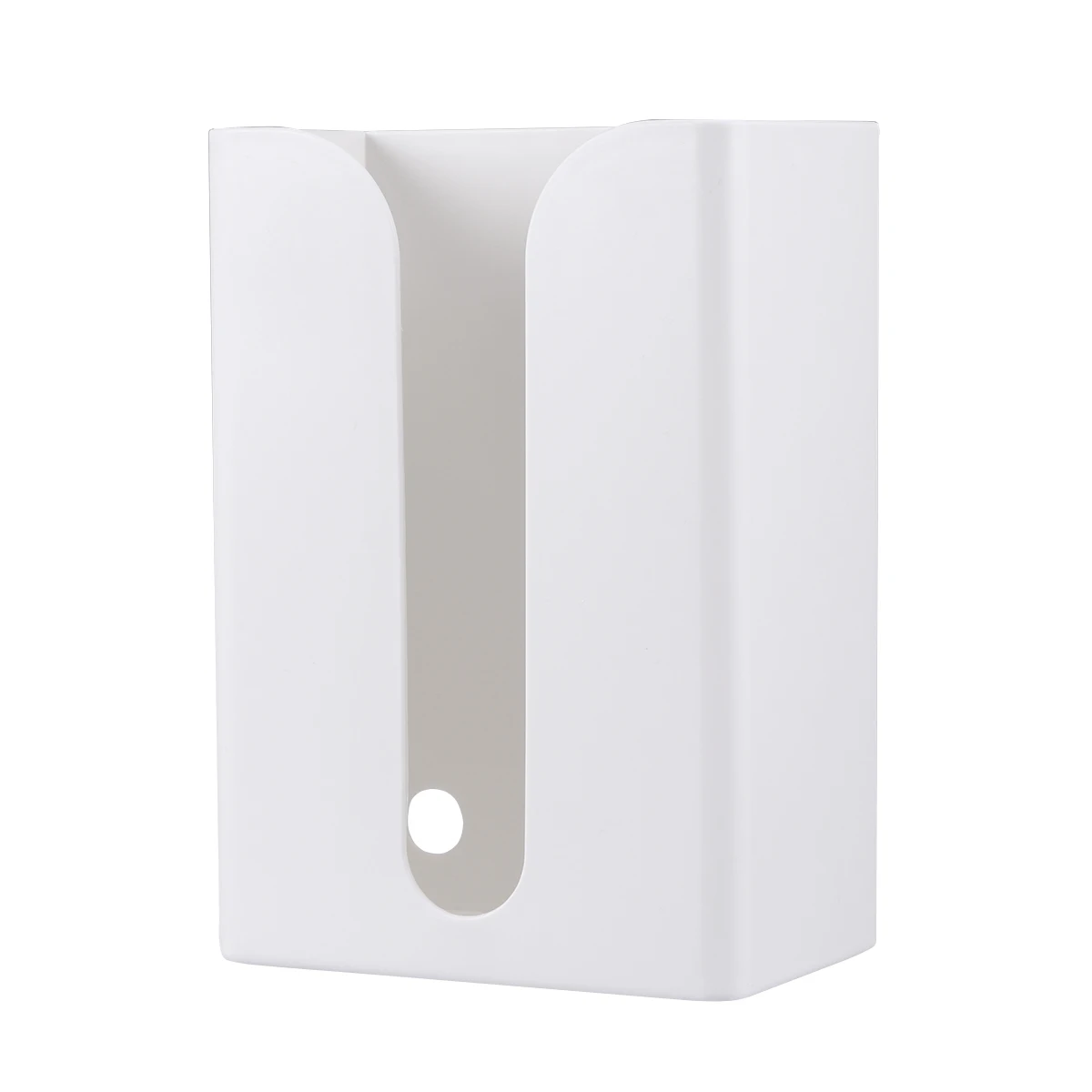 

1 PC Wall-Mounted Tissue Box Japanese Style Roll Paper Tissue Container Paper Towel Dispenser For Bathroom Kitchen(White)