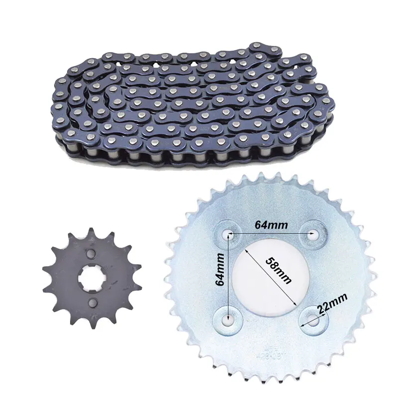 

Motorcycle Rear Sprocket Chain 428H 104L 14T/38T for Honda WAVE100 WIZ100 SDH100-42 SDH100-43 SDH100-45