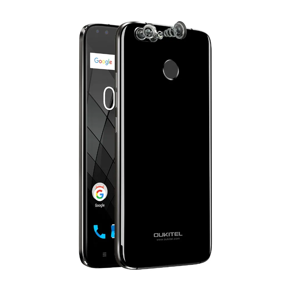 Oukitel U22 смартфон 3g 5 ''android 7 0 MTK6580 4 ядра четыре Камера 8.0MP + 5MP 2 ГБ 16 Гб отпечатков