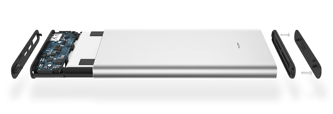 Xiaomi Mi 10000 mAh Power bank 3 двусторонний быстрый заряд USB-C Двойной вход двойной выход PLM12ZM 10000 mAh Powerbank