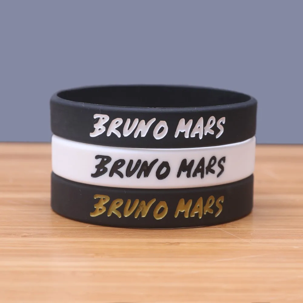 Поп-звезда Bruno Mars силиконовые Браслеты популярные кремния bileklik Мода браслет