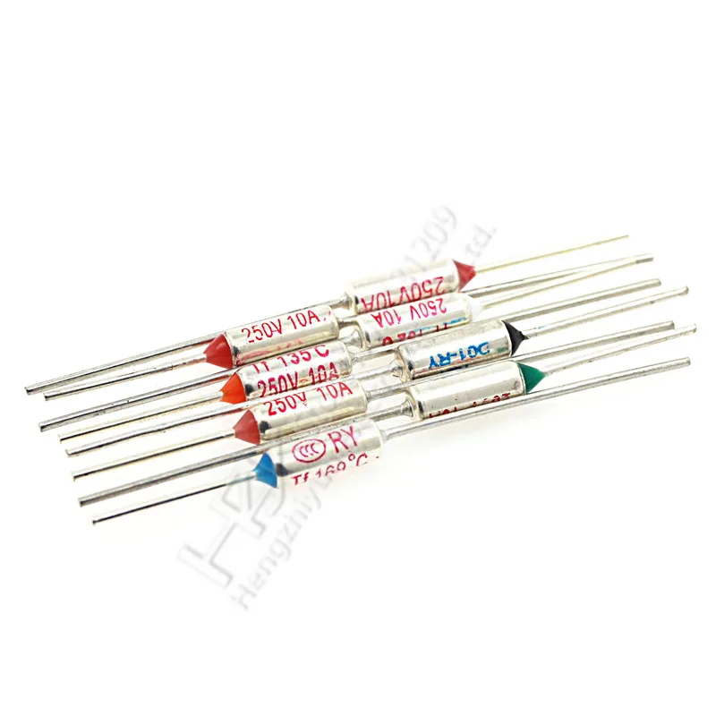 TF Thermal Fuse RY 10A 15A 250V Temperature Fuse 65C 85C 100C 105C 100C 120C 130C 152C 165C 185C 192C 200C 216C 240C 280C 300C