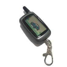 A9 chaveiro chaveiro corrente fob lcd controlador remoto para twage starline a9/a8/a6 em dois sentidos sistemas de alarme de carro