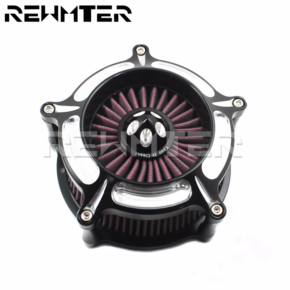 

CNC Crafts Air Cleaner Intake Filter Fit For Harley Sportster 883 XLH1200 Road King Gliding 01-07 08-15 Softtail Dana 96-15