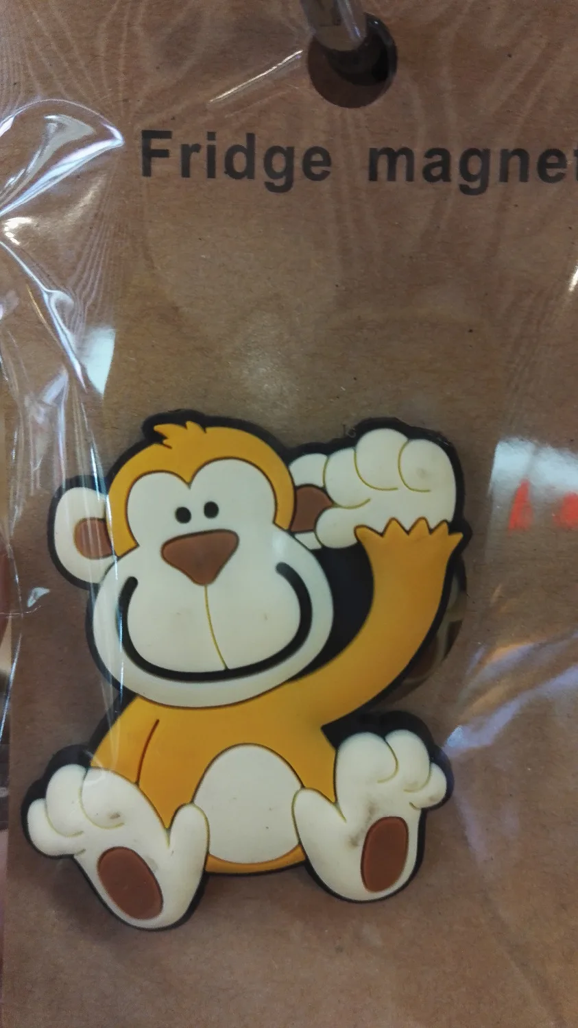 1x Refrigerator Fridge Sticker Decoration with Quality PVC Eco friendly Monekyin Fridge