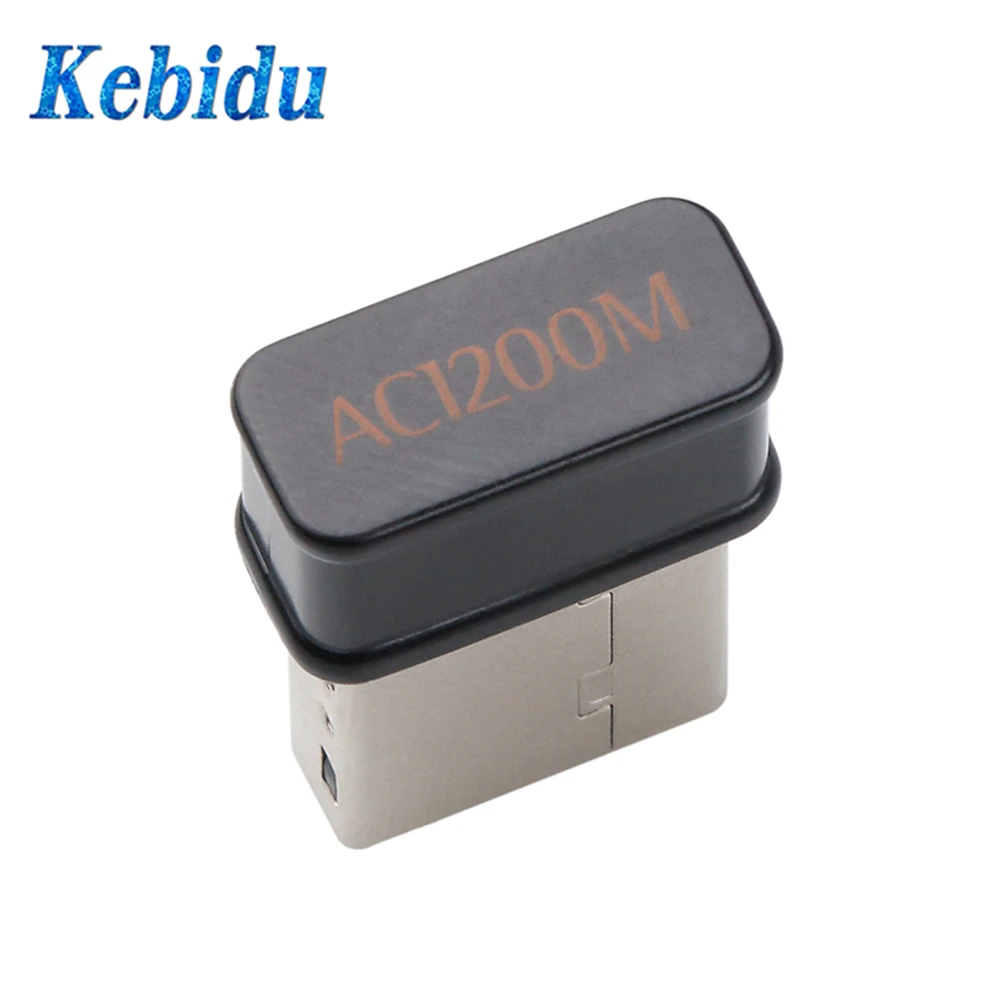 

kebidu Newest 2.4G 5G Dual Band Wireless Network Lan Card Adapter 1200Mbps 802.11AC Mini USB WIFI WI-FI Dongle for Comput