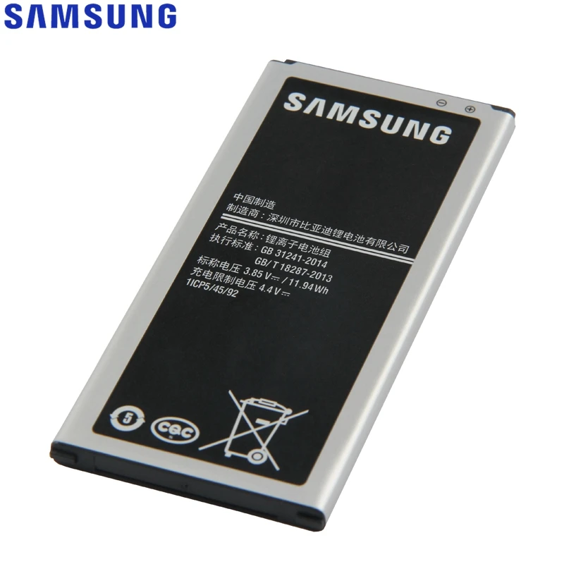 Оригинальная замена samsung Батарея для Galaxy версия j5109 j5108 J5 SM-J510 натуральная EB-BJ510CBE EB-BJ510CBC 3100 мА-ч