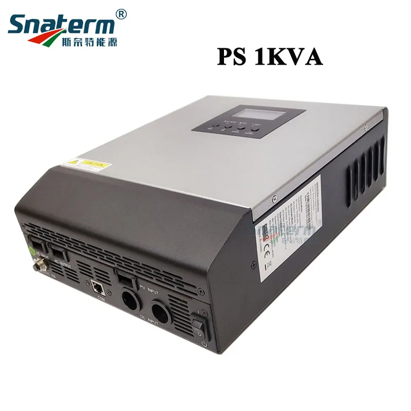 

1KVA Pure Sine Wave Hybrid Solar Inverter Built-in PWM Solar Charge Controller and AC battery charger for Home Use
