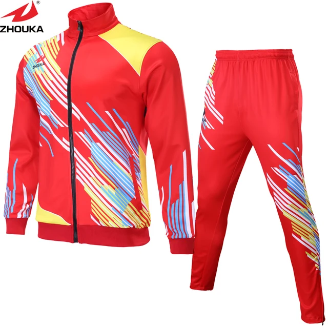 Design your own unique tracksuit Sublimation printing colors and art to