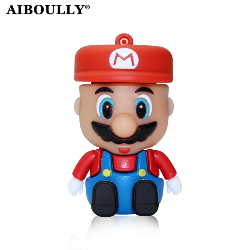 

Cartoon Super Mario usb Stick 4gb 8gb 16gb 32gb 64gb Flash Memory Stick Pendrive USB Flash Drive For Tablet PC