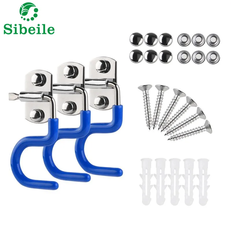 SBLE Kitchen Bathroom Organizer Rack Creative Stainless Steel Shelf Broom Shelf Mop rack Wall Mounted Mop Rack Broom Holder
