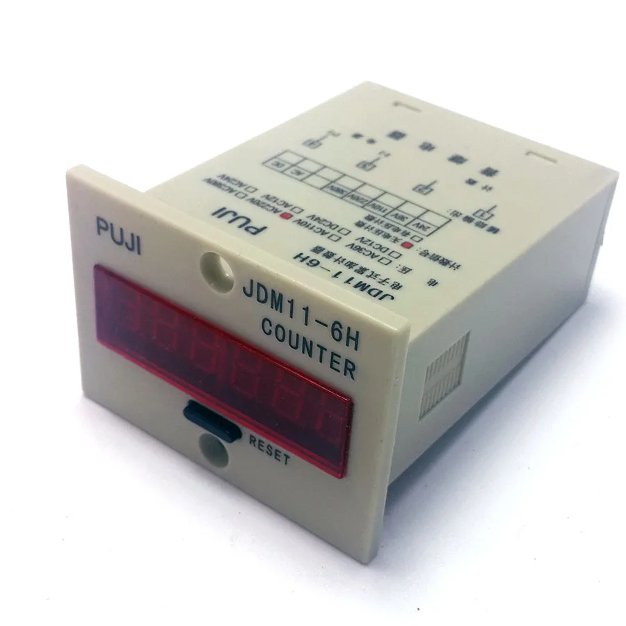 

0-999999 6 bit counter, cumulative counter, power failure memory, AC220V