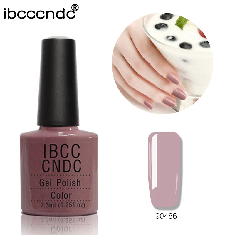 

New IBCCCNDC Colorful 7.3ml Perfect Nail Gel Polish Easy Soak Off Long Lasting Nail Polish Varnish Nail Art Lacquer 90486
