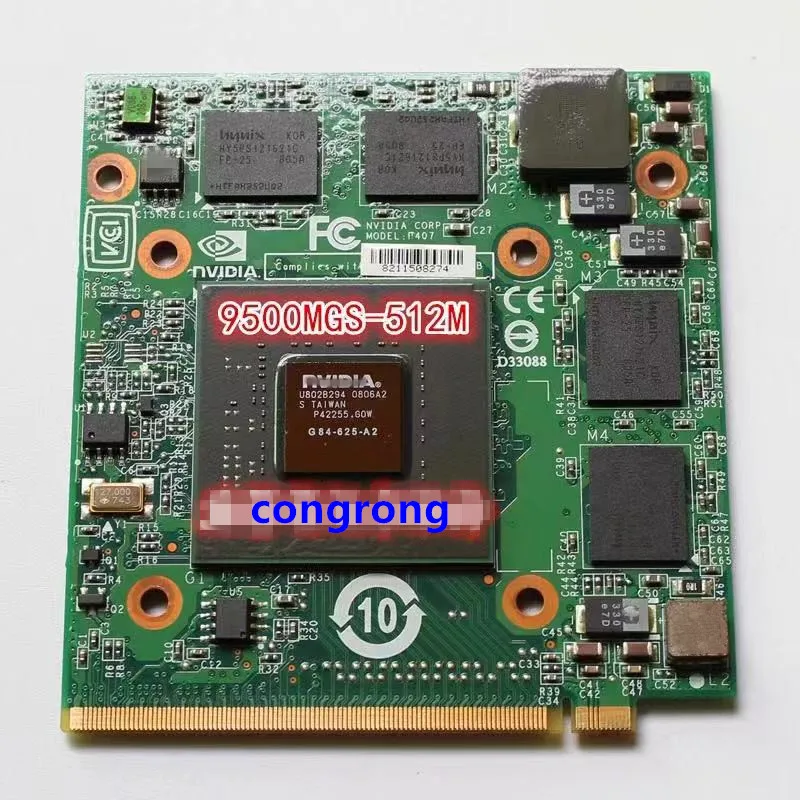 Видеокарта 9500MGS 512 Мб для nVidia GeForce 9500M G84 625 A2 Acer Aspire 4520 5520 5720 5920G 7720 6930 8920
