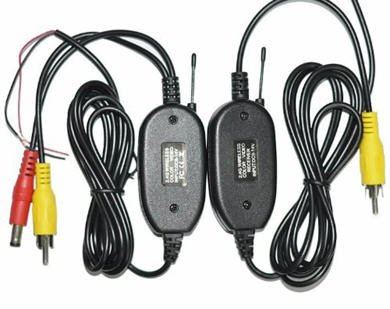 2.4G Wireless RCA Video Transmitter & Receiver for Car Backup Camera 2