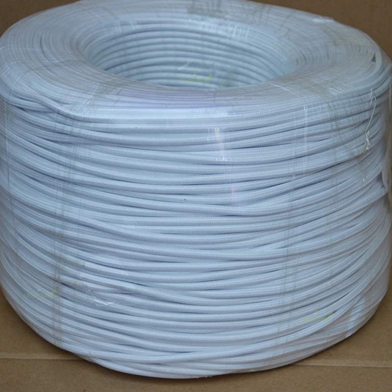 5 м Винтаж кабель 2* 0.75mm^ 2 текстильной ткани Электрический провод DIY подвесной светильник Электрический кабель плетеный кабель питания