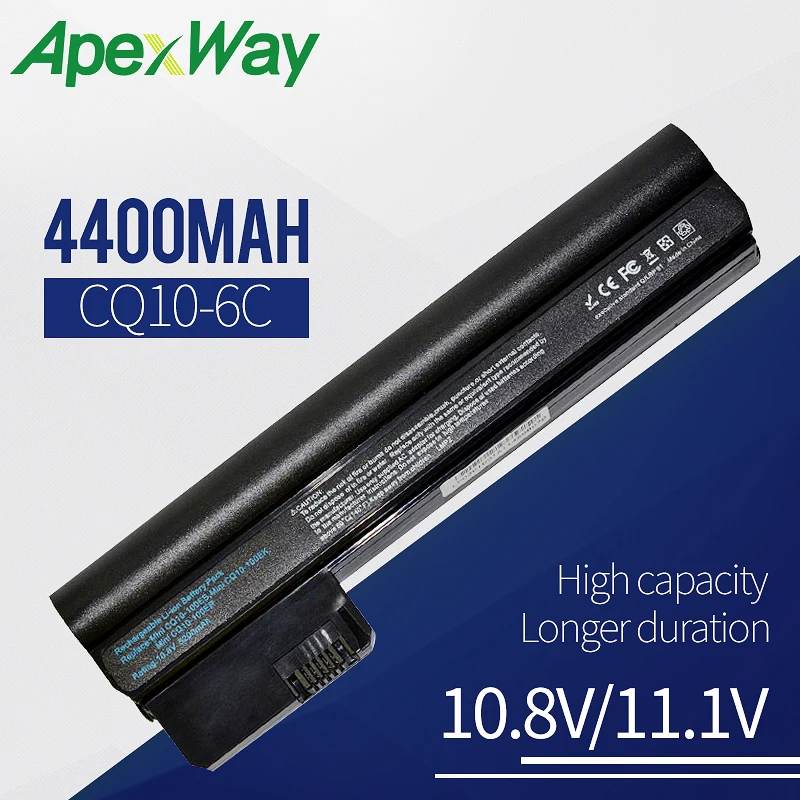 4400mah аккумулятор для ноутбука HP COMPAQ Mini CQ10 06TY 607762-001 607763-001 HSTNN-CB1T HSTNN-CB1U HSTNN-DB1U HSTNN-E04C