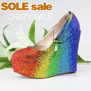 multi colored wedges