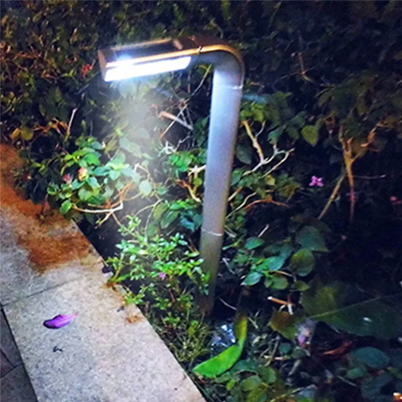 Goede 8 LED zonne energie led gazon verlichting buitenverlichting Vlag Pole Tuin Landschap lampen Waterdicht yard gazon Path schijnwerpers