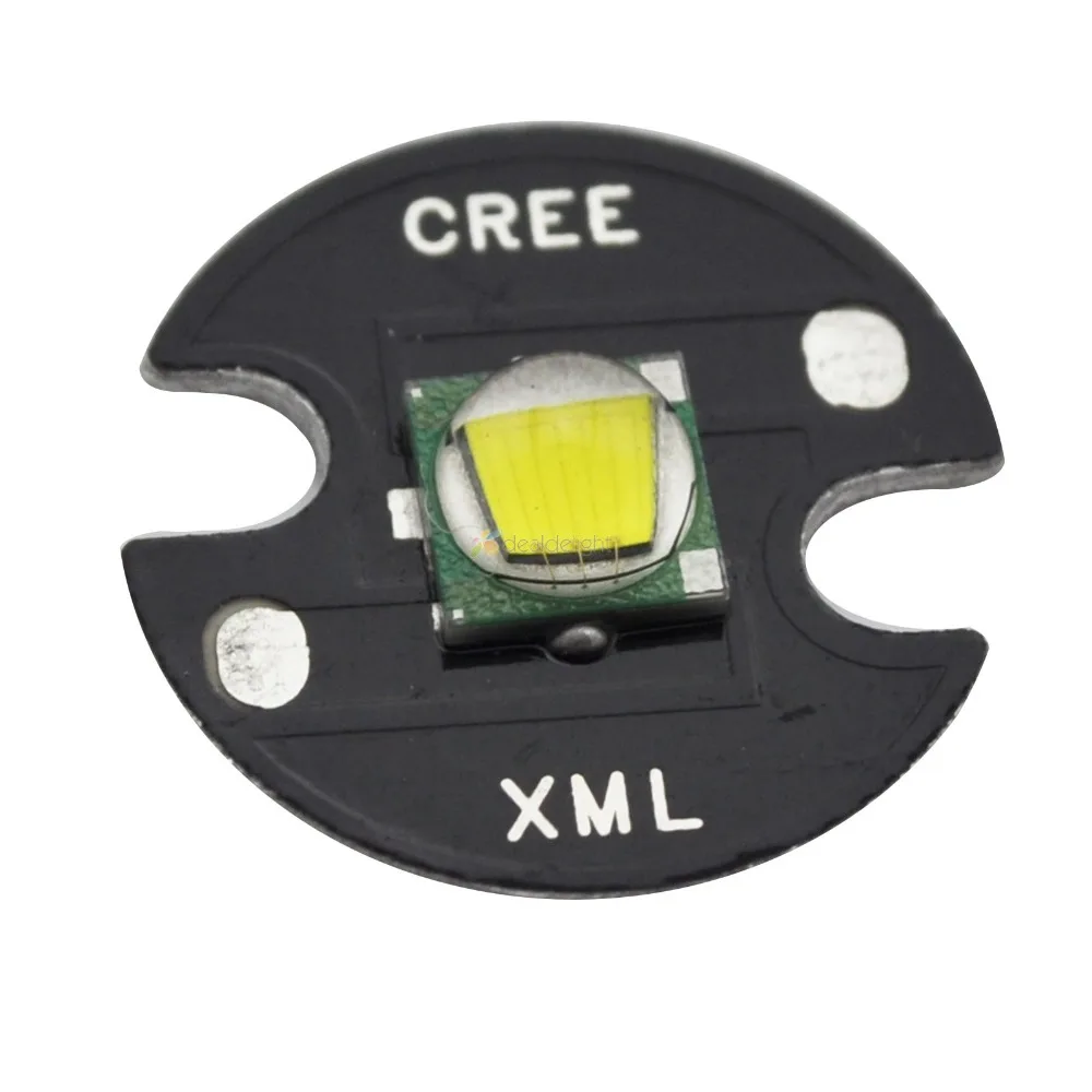 CREE XML XM-L T6 светодиодный U2 10 Вт белый высокомощный светодиодный излучатель с 12 мм 14 мм 16 мм 20 мм PCB для фонарика