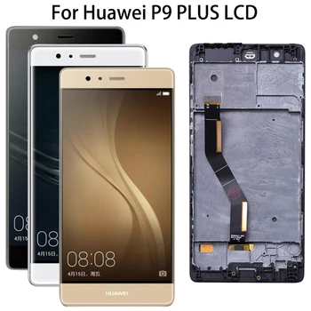

Original LCD display For Huawei P9 PLUS touch screen Digitizer Sensor Panel Assembly 5.5 inch 1920*1080 with Frame Free Tools