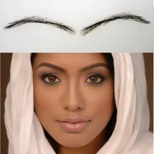 2017 Set Maquillaje Ac4 Wholesale Permanent Eyebrow , Hand Made Human Hair Lace Kits Brows Brow Eye /eyebrow Extensions Makeup