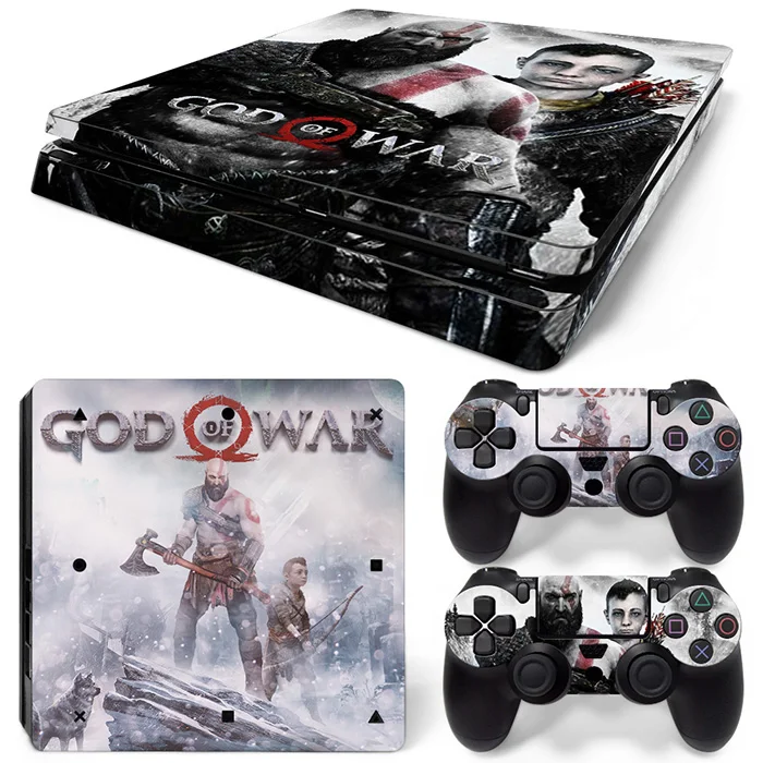 

New design PVC Skin Sticker for PS4 slim Console and Controllers stickers For ps4 slim skin sticker--5829