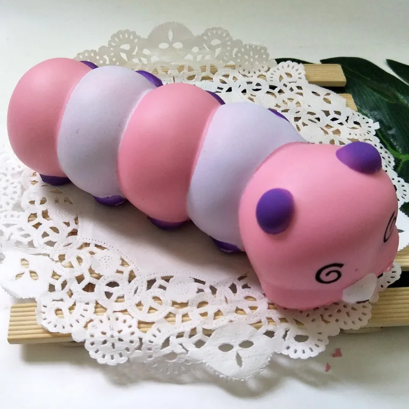 

Squeeze Caterpillar Squishy Slow Rising Cream Scented Decompression Toys IUNEED TOY Store