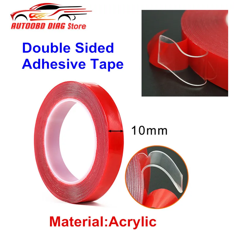 

Double Sided Adhesive Tape Acrylic Transparent No Traces Sticker for LED strip Car Fixed Phone Tablet Fixed