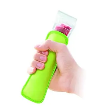 

Promotion 50 pcs/lot Popsicle Holders Pop Ice Sleeves Freezer Pop Holders for Kids 8x16cm 12 colors free shipping