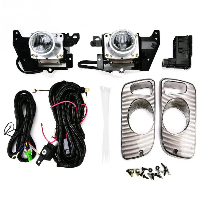 

1 Pair Waterproof Car Front Bumper Fog Light Lamp Wiring Switch Kit Set for Honda Civic 1992 1993 1994 19995