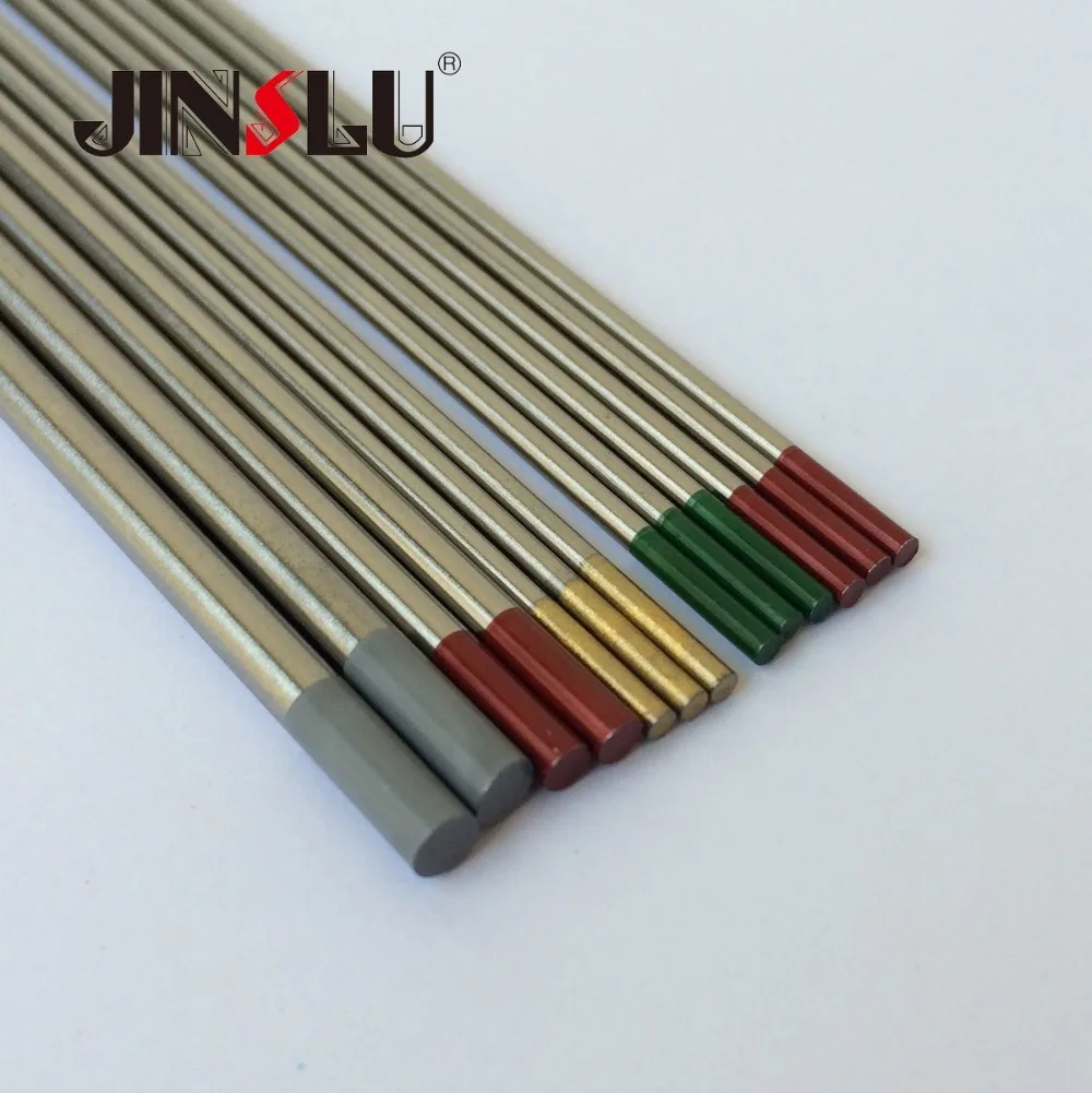 

1 PIECE ONLY Tig Electrode 150MM Tungsten Electrode WT20 RED WC20 GREY WL15 GOLD WL20 SKY BLUE WP GREEN DEEP BLUE WY20