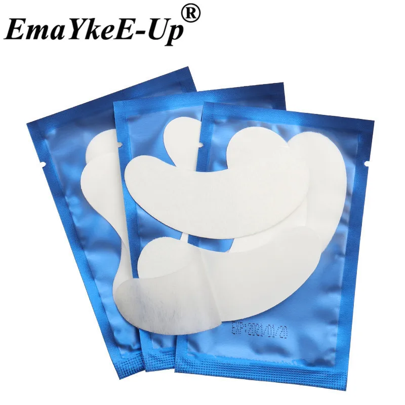 100pairs Professional Lint Free Under Eye Gel Pad Patches Makeup Tools Eyelash Extension Pads Tips Sticker Wraps Beauty Tool     (6)