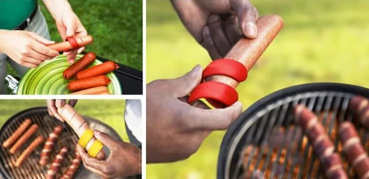 

2PCs Manual Fancy Sausage Cutter Spiral Barbecue Hot Dogs Cutter Slicer kitchen Cutting Auxiliary Gadget Fruit Vegetable Tools